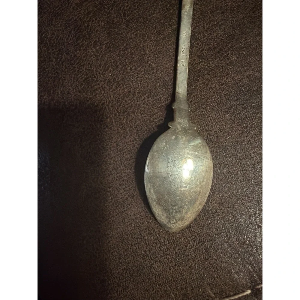 In Hoc Signo Vinces Masonic Home Souvenir Spoon Collectible Topazio